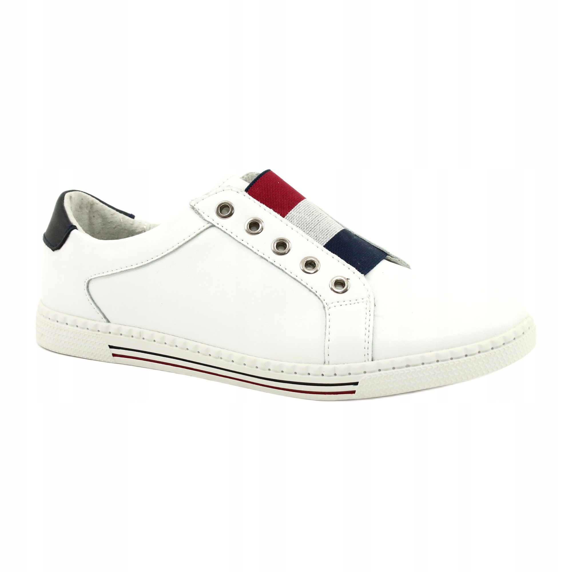 

Stylowe Skórzane Trampki DP2155/21 Wh r.37