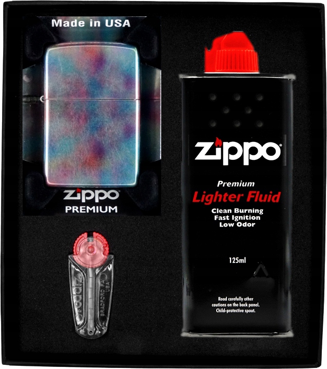Sada Zippo Zapalovač Holographik Design Dárkový No1