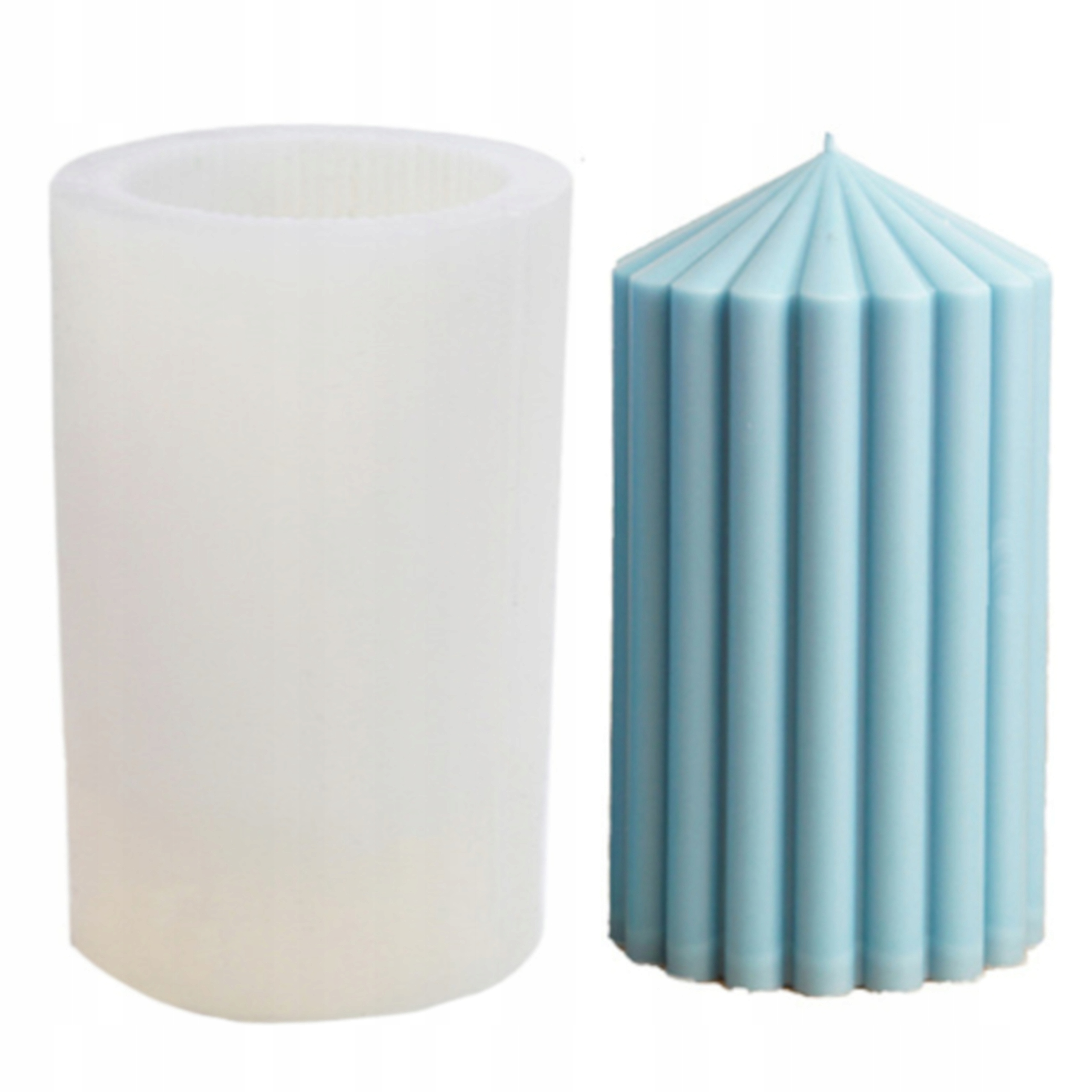 

Forma silikonowa do świec walec prosta pillar 150g