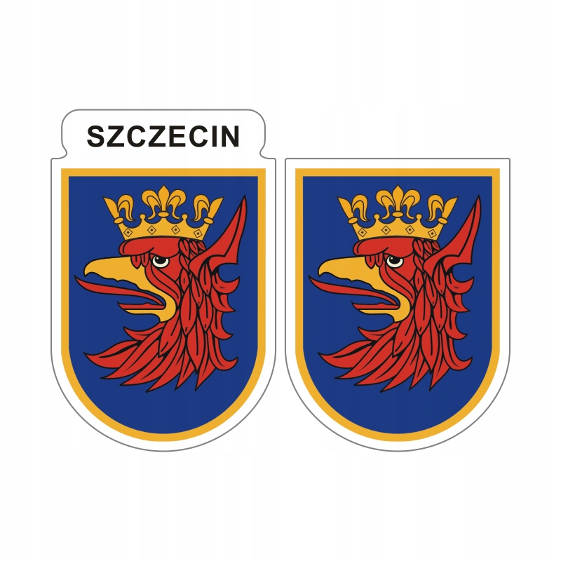 Наклейки герб Щецин