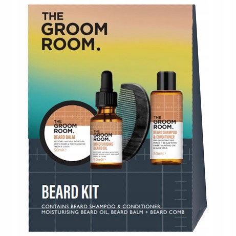 

Zestaw Prezentowy Groom Room Beard Kit Pielęgnacja