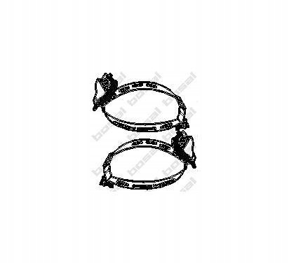 254-980 - BOSAL ГЛУШИТЕЛЬ ХОМУТ MW 318I 320I 325I