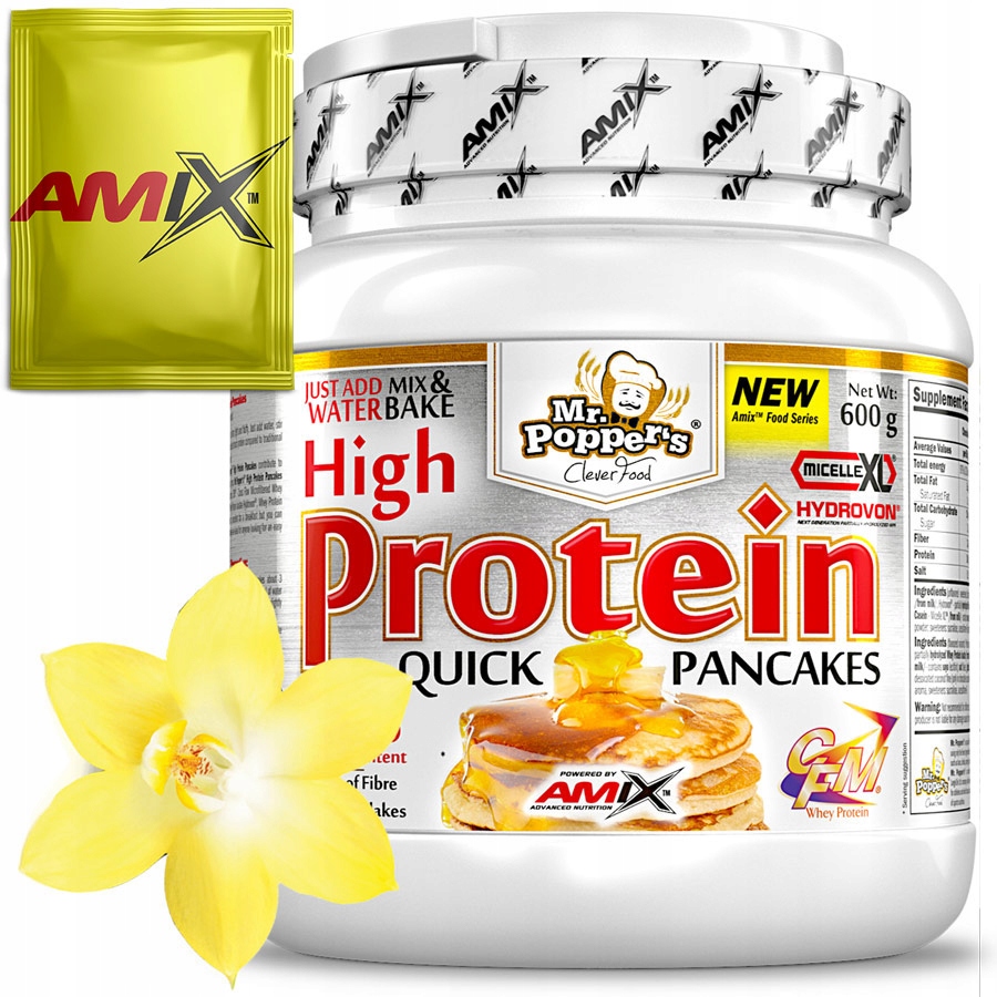 Naleśniki Białkowe bez dodatku cukru 3g. Waniliowe