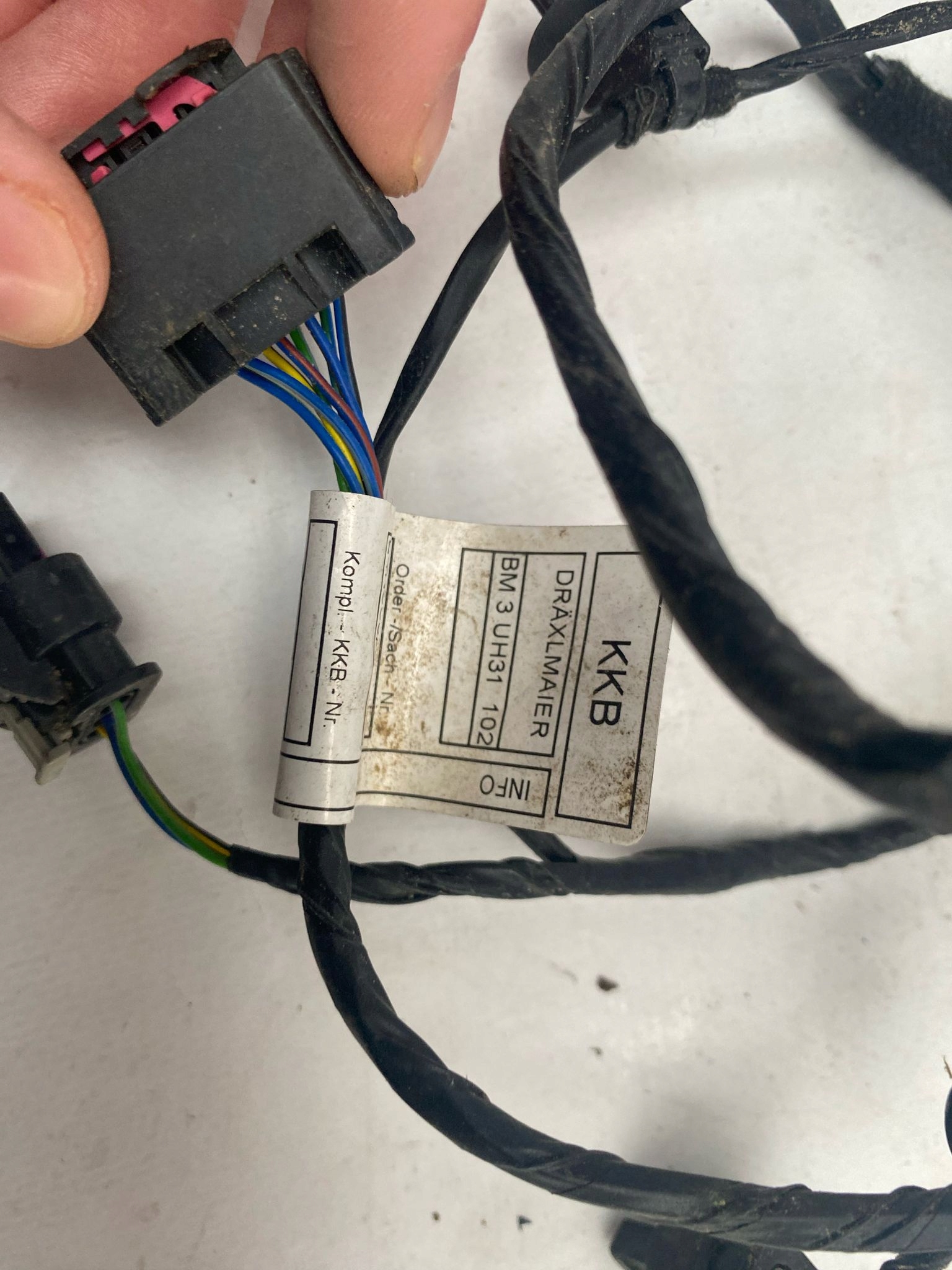 BMW X3 G01 M-PAK 17- wiring PDC rear part bundle