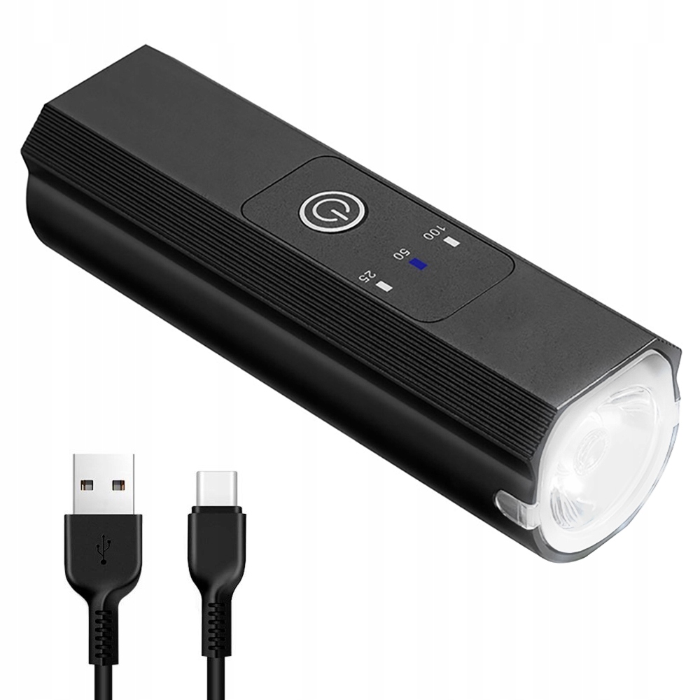 

Lampka Rowerowa Led Premium T6 Cree Usb Aluminium
