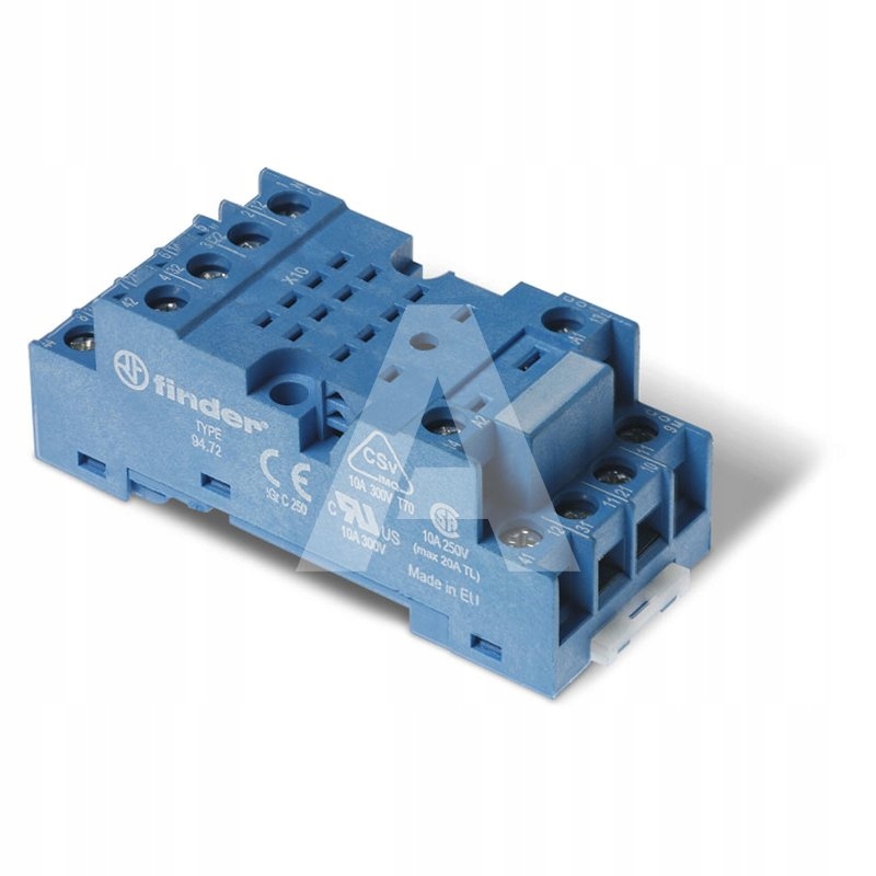 Gniazdo do serii 55 do szyny DIN, 94.64SMA Finder