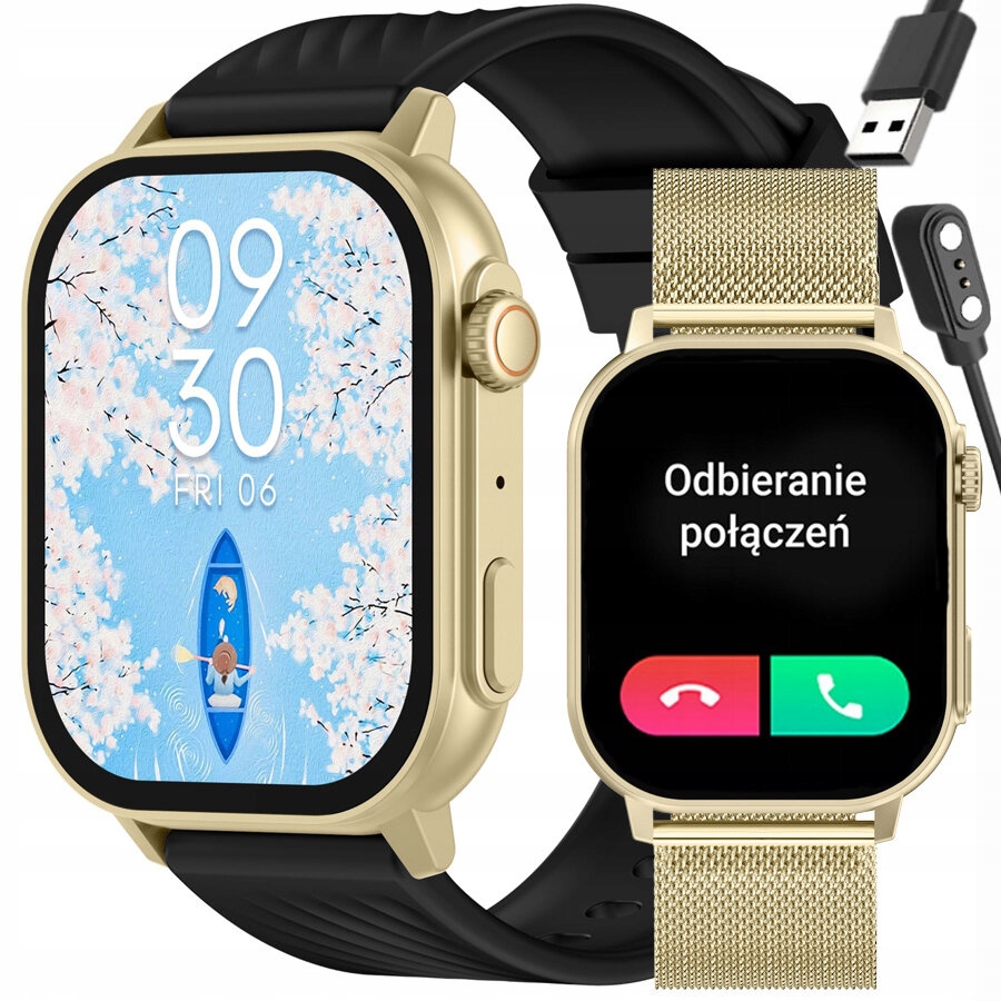 Chytré Hodinky Unisex Gravity GT15-6 Bluetooth Hovory, Přídavný Pásek Hra