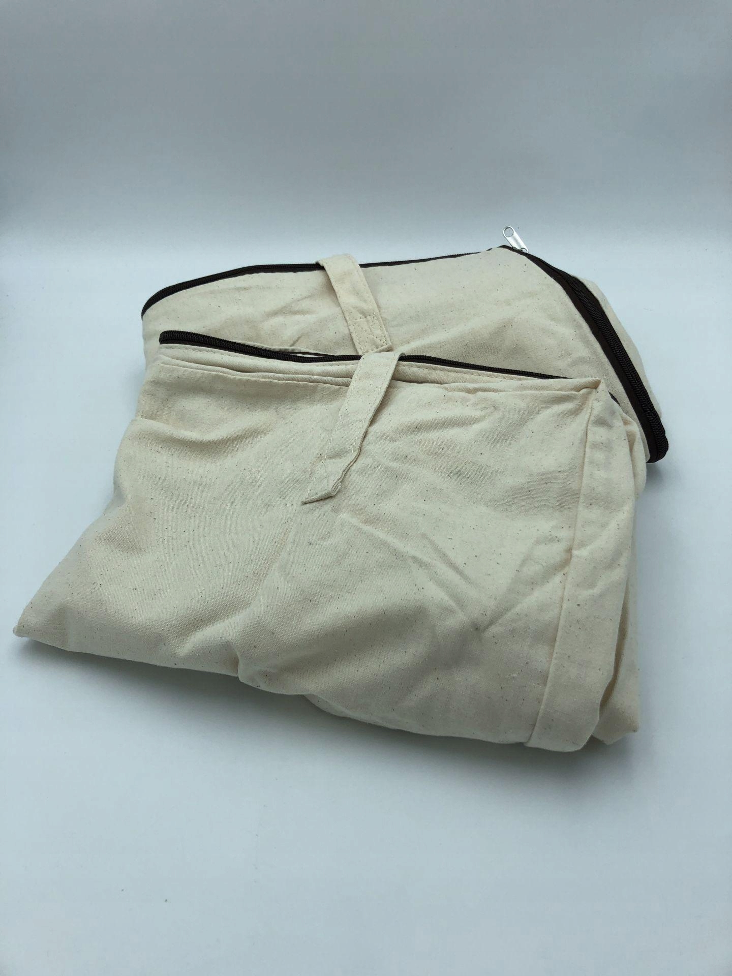 TORBA DO PRZECHOWYWANIA KOCÓW I PODUSZEK AMX, 2 SZT. BEŻOWY Marka bez marki