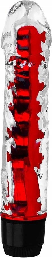 

Silikonowy wibrator z wypustkami i regulacją