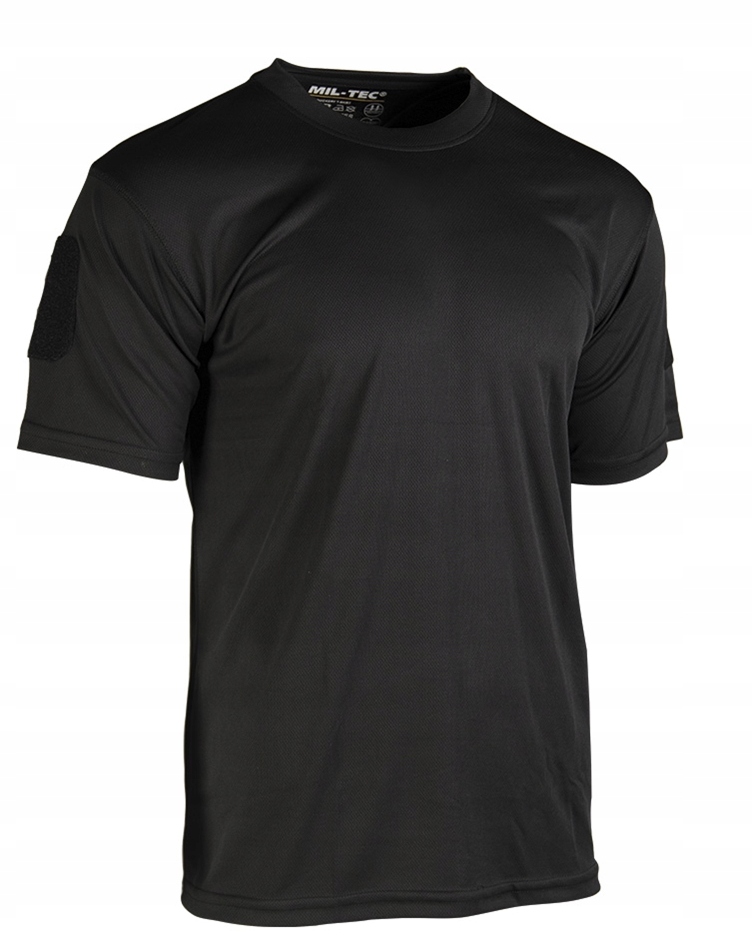 Mil-Tec T-Shirt Termoaktywny QuickDry Czarny XXL