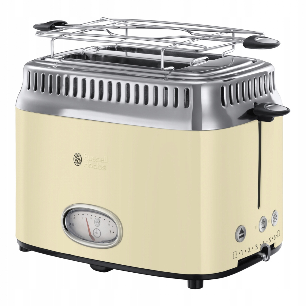 Hriankovač Russell Hobbs Retro Vintage béžový/hnedý 1300 W