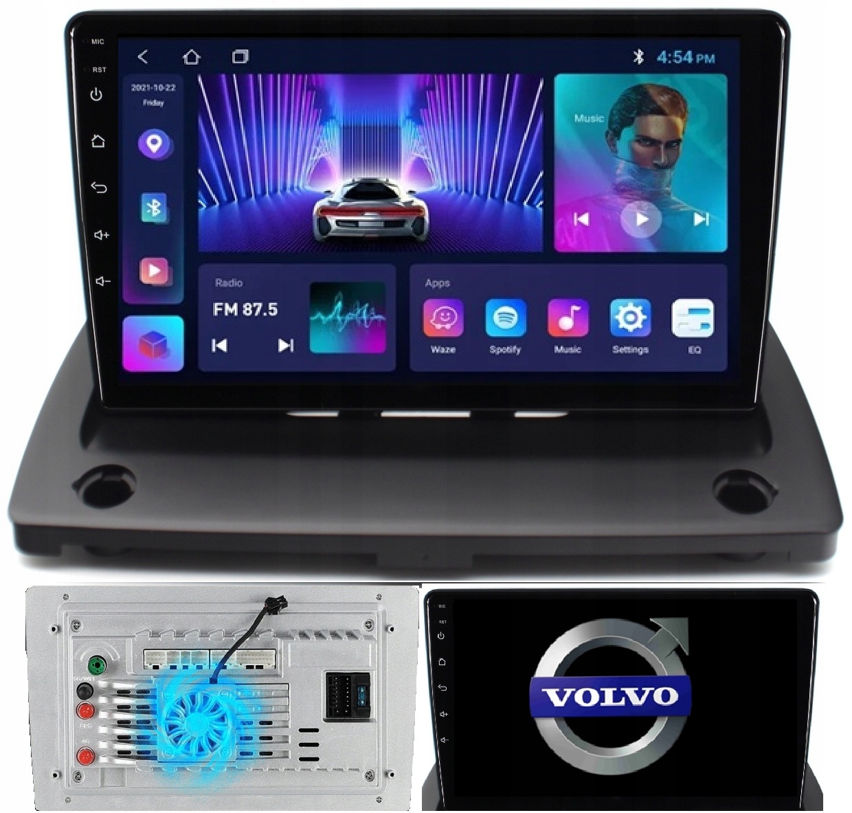 Radio Nawigacja Android Gps Volvo XC90 2001-2014 Kamera +wentylator 2/64GB