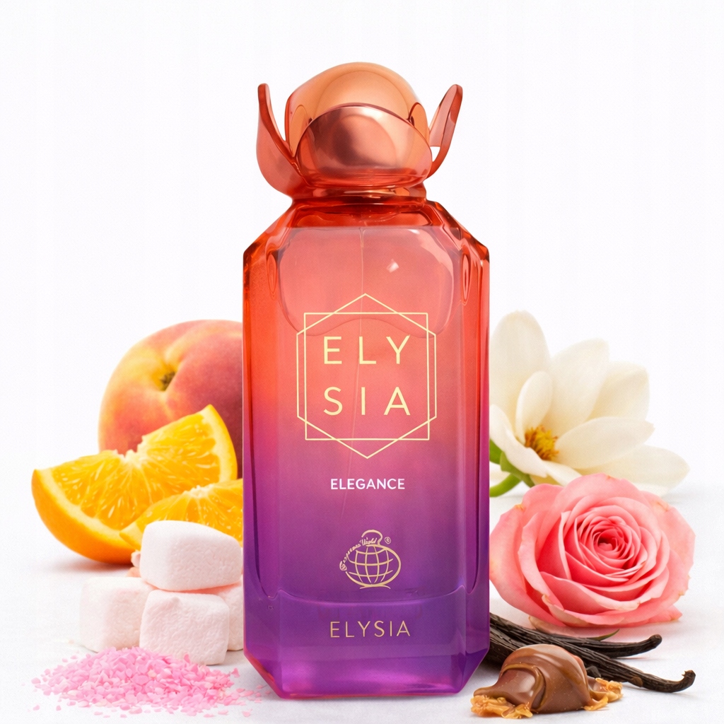 Oryginalne Perfumy Arabskie Fragrance World Elysia Elegance 100ml+GRATIS!