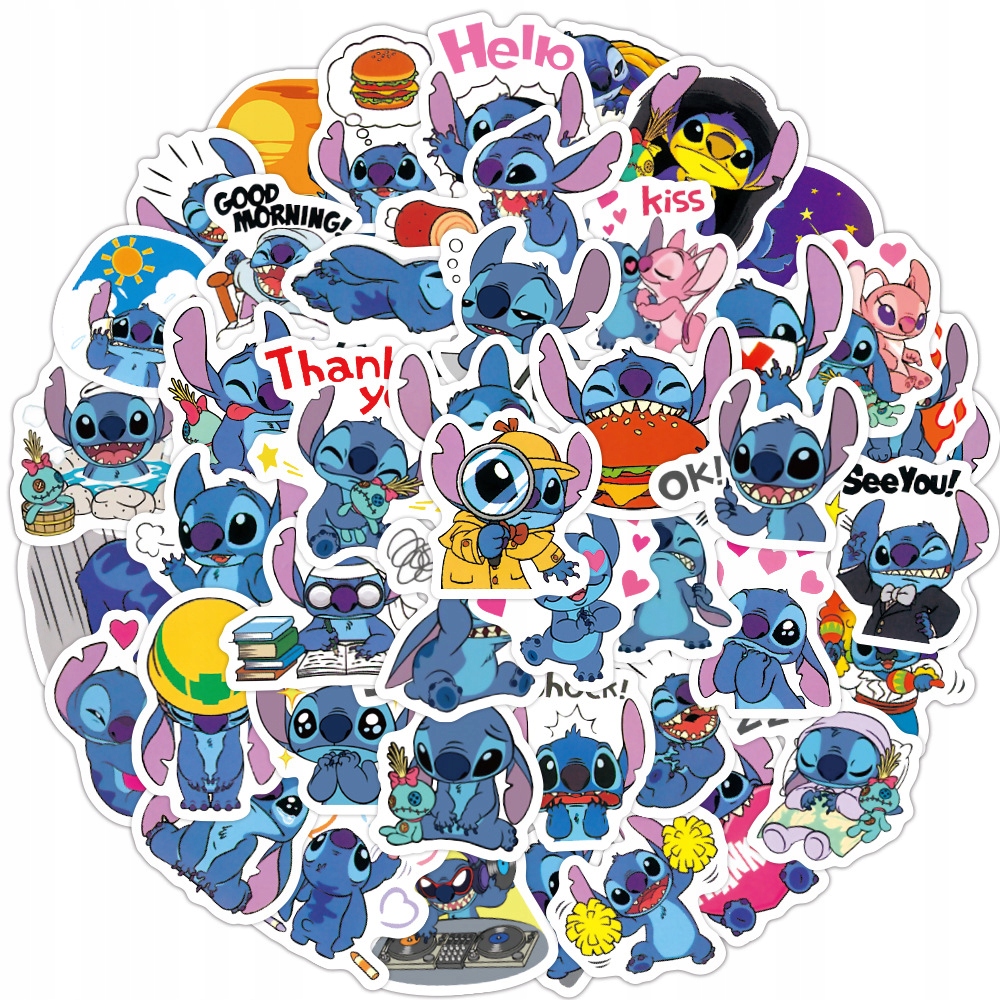 

Naklejki Stitch wlepy Lilo i Stich Stickerbomb 50