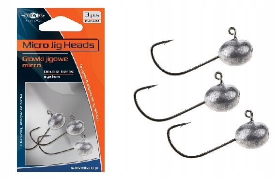 

Mikado Główki Jigowe Micro 4g-4 Bn op.3szt.