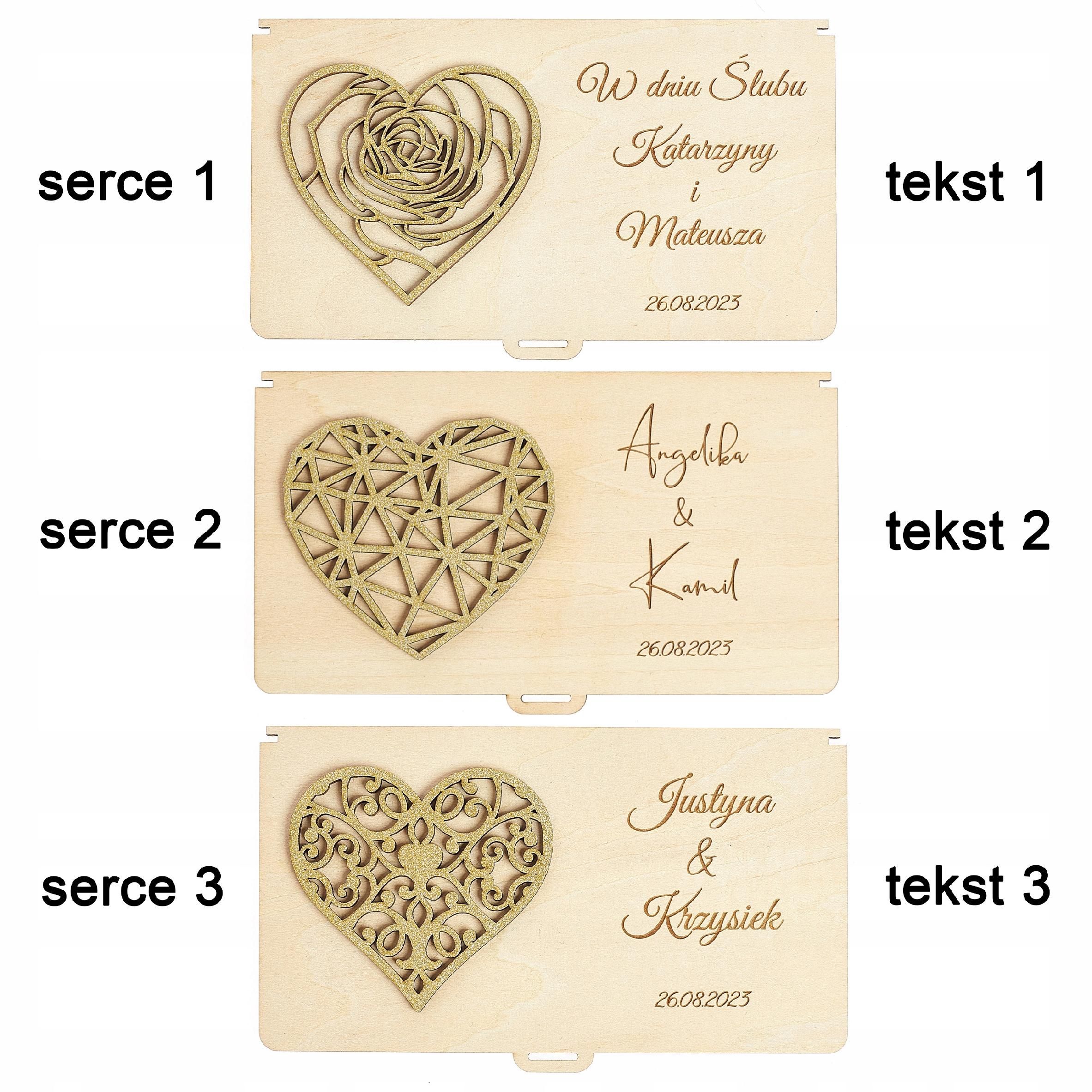 PUDEŁKO ŚLUB NA PIENIĄDZE KOPERTE PREZENT PAMIĄTKA WESELE EAN (GTIN) 5905902304490