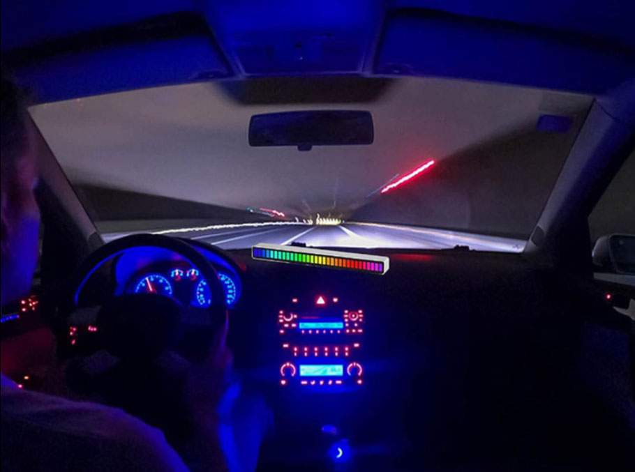 Wskaźnik wysterowania audio 32LED USB czarny Model ELEK-273