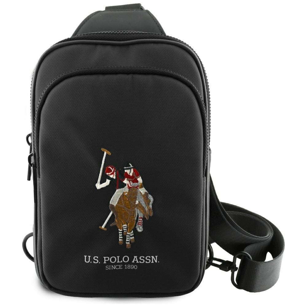 Taška na telefon Us Polo Petit Pique Crossbody černá