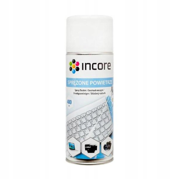 

Sprężone Powietrze Incore 400ml spray Rurka