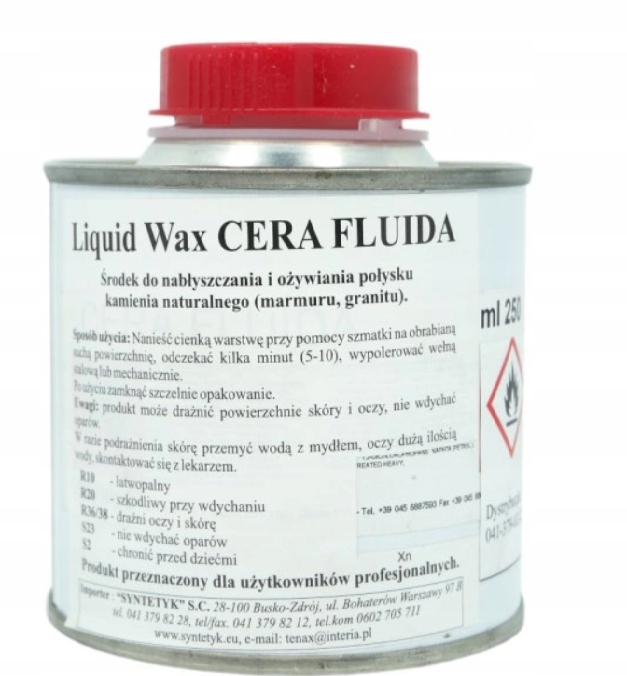 

Tenax Cera Fluida Wosk Do Granitu Marmuru 250ml