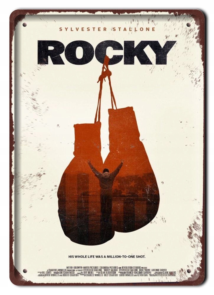 Rocky Szyld Plakat filmowy-metalowy #15373