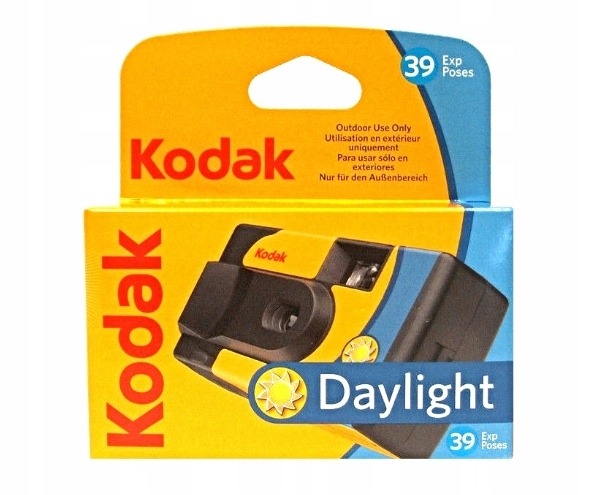 Aparat jednorazowy Kodak Daylight 39 szt zdjęć 135 mały obrazek 800/39 EAN (GTIN) 041771007089