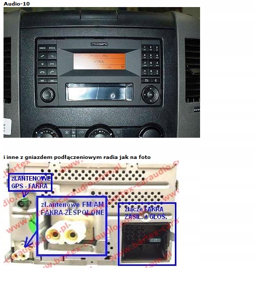 KABEL ISO do radia MERCEDES E SLK AUDIO 10 11481 Marka soling