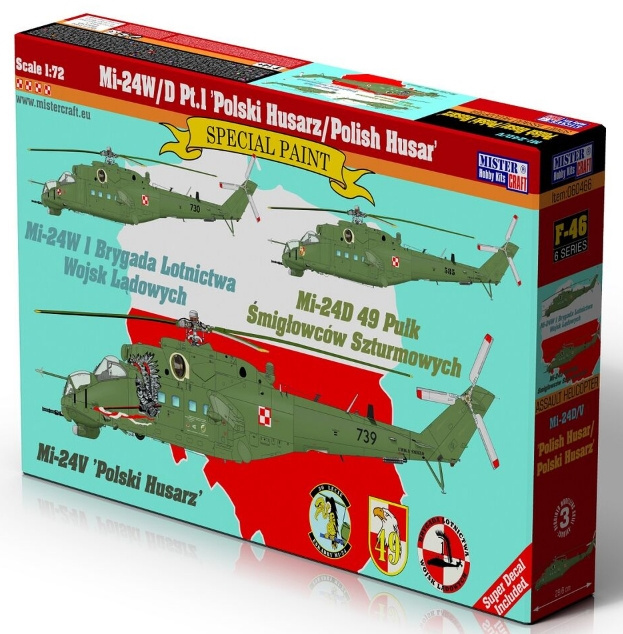 Vrtulník F46 Mi-24W/D Pt.1 Polský Husař/Polish Husar, 1:72