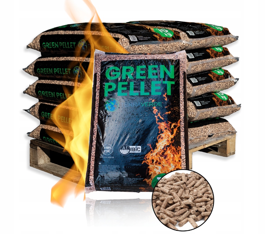PELLET DRZEWNY 6mm A1 CERTYFIKOWANY Opał pelet czysty buk 150 kg 10