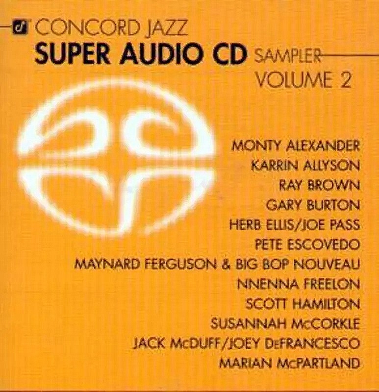Sacd Various: Concord Jazz Audio CD Sampler Volume 2 Sacd Jewelcase I