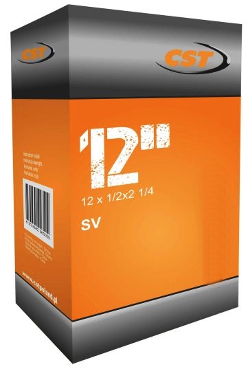 CST Dętka 12 DO WÓZKÓW Z WENTYLEM KĄTOWYM AV Marka CST