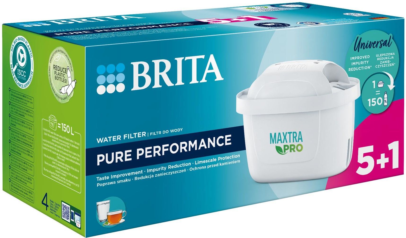 Wkład filtrujący Brita Maxtra+ Pure Performance 6 szt.