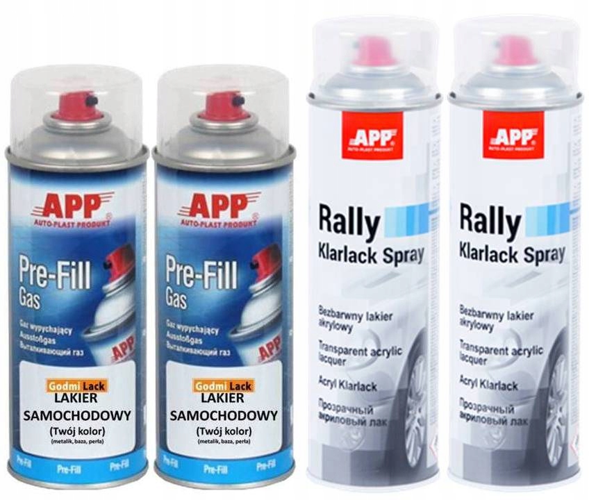 NOWOSC APP ZESTAW 2 KOLORY LAKIER BEZBARWNY