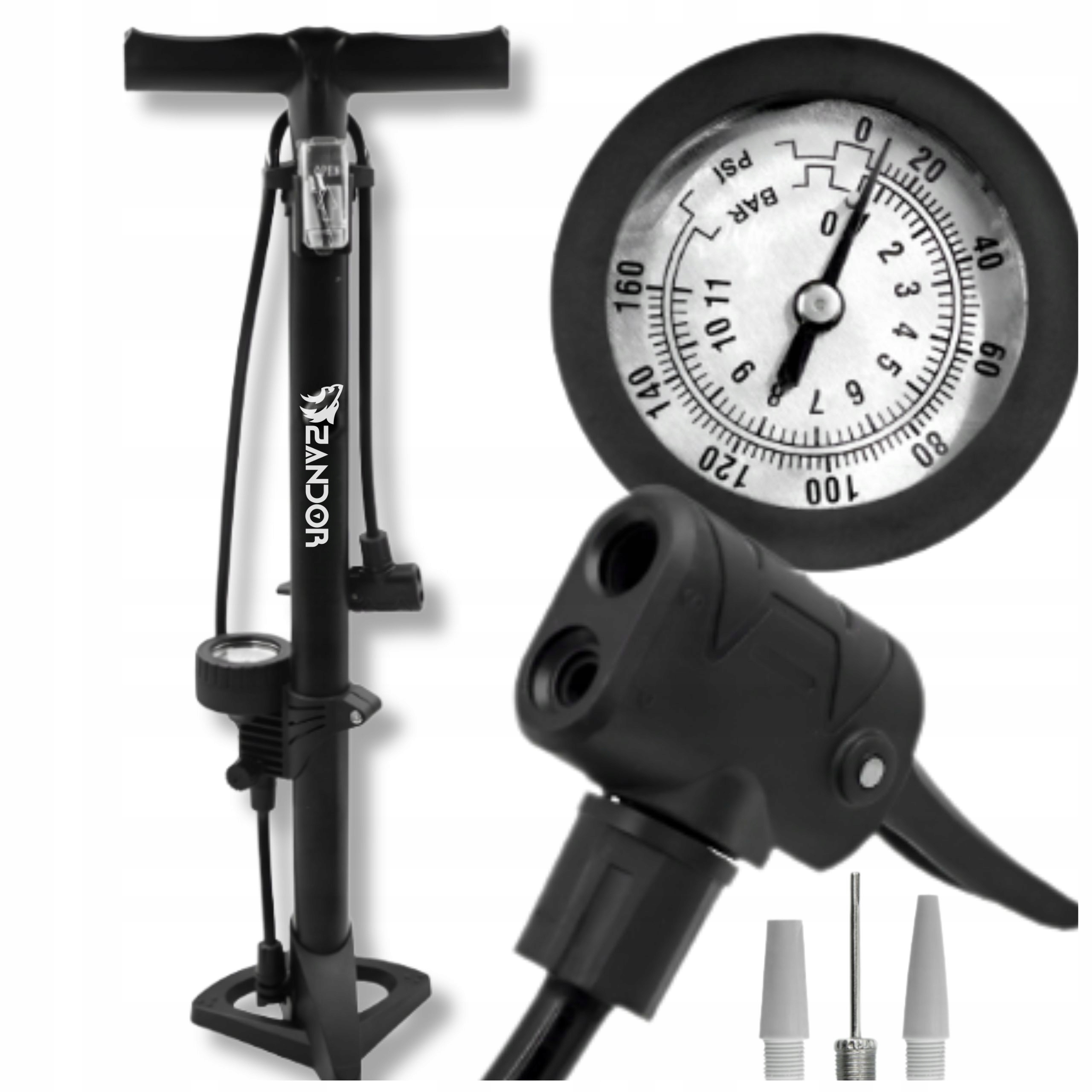 Pompka Rowerowa Ręczna Stacjonarna Do Pompowania Roweru MTB BMX Uniwersalna