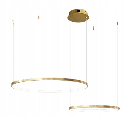 Żyrandol lampa Wobako Led okręgi ring 40/60cm nad stół do jadalni salonu