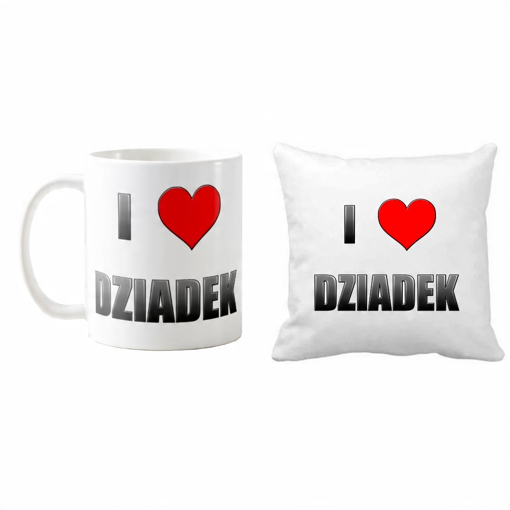 

Prezent Dzień Babci Dziadka Poduszka Kubek Zestaw