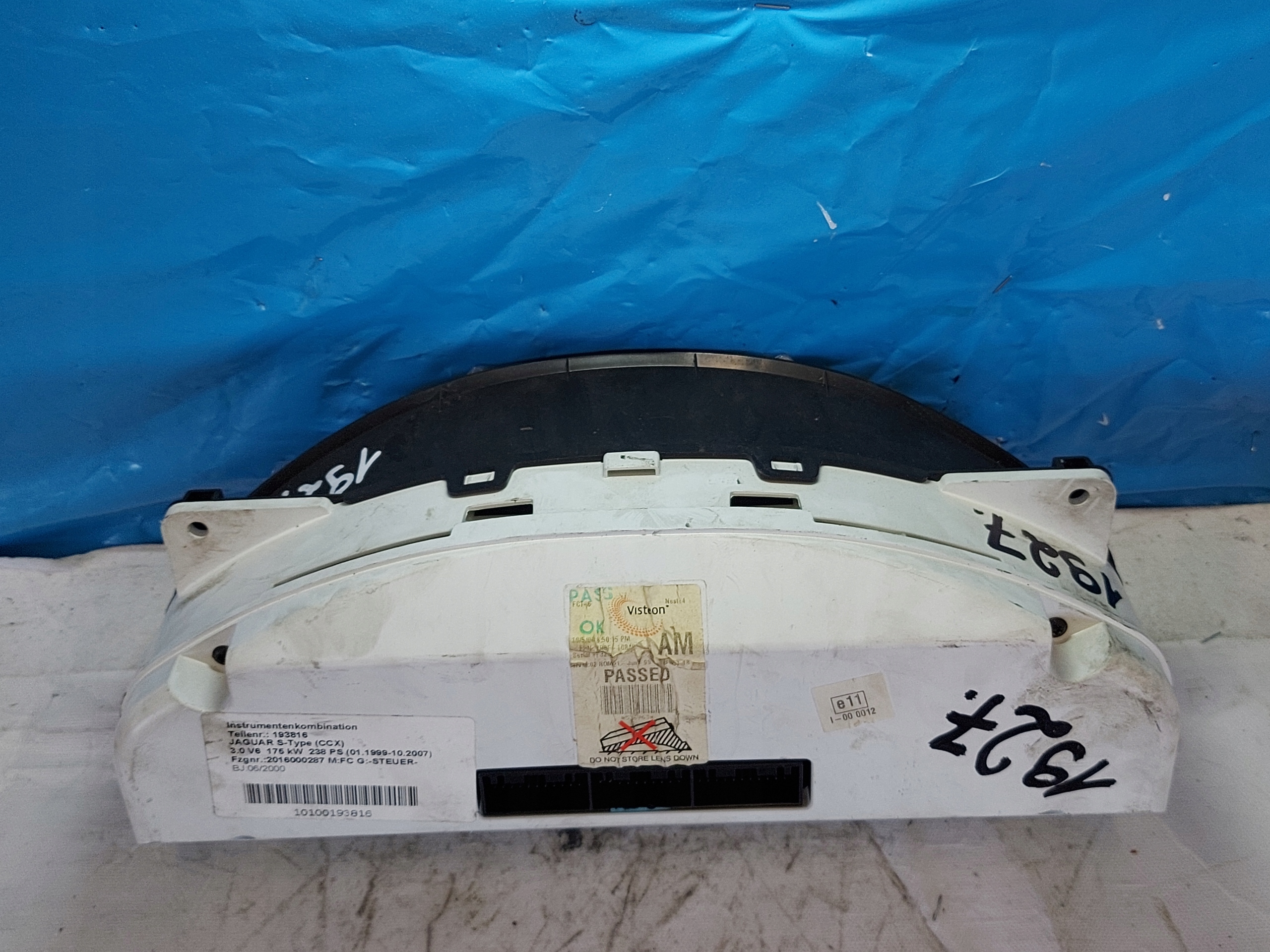 dials clock JAGUAR S TYPE 3.0 V6 VISTEON