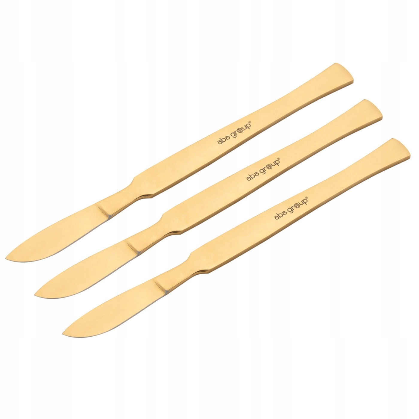 Kosmetický podologický skalpel na nohy Pedikúra zlatý Aba Group 1362 3ks