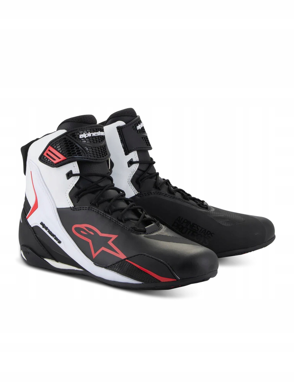 Topánky Alpinestars Faster 4 čierne/biele/červené 11 44