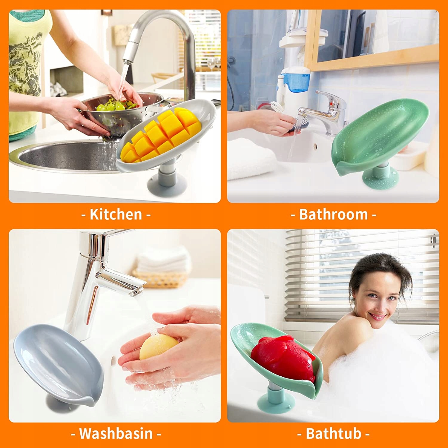 MYDELNICZKA Z ODPŁYWEM OCIEKACZ KWIAT LOTOSU POJEMNIK NA MYDŁO ŁAZIENKA Kod producenta M230320661