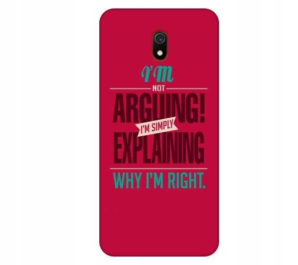 

Etui na telefon Xiaomi Redmi 8A Why Im right