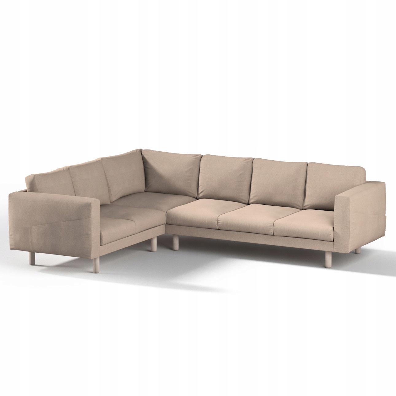 Dekoria Poťah na rohovú pohovku Norsborg 5-miestna Ikea šedá