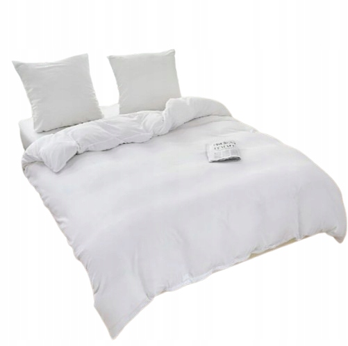 Hladké Bílé Bavlna Lůžkové Povlečení Medical 170G/M2 140x200 CM