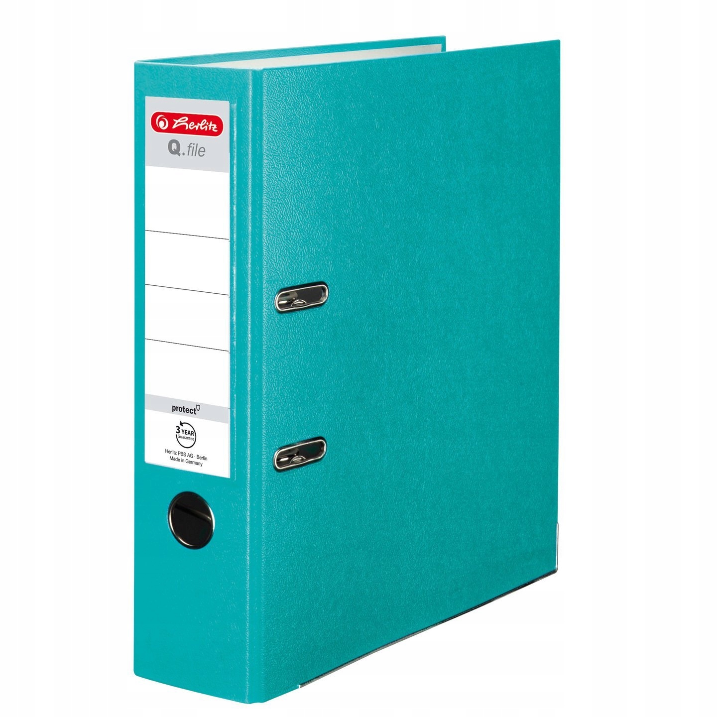 

Segregator A4 8cm 80mm Q.File Turquoise Herlitz