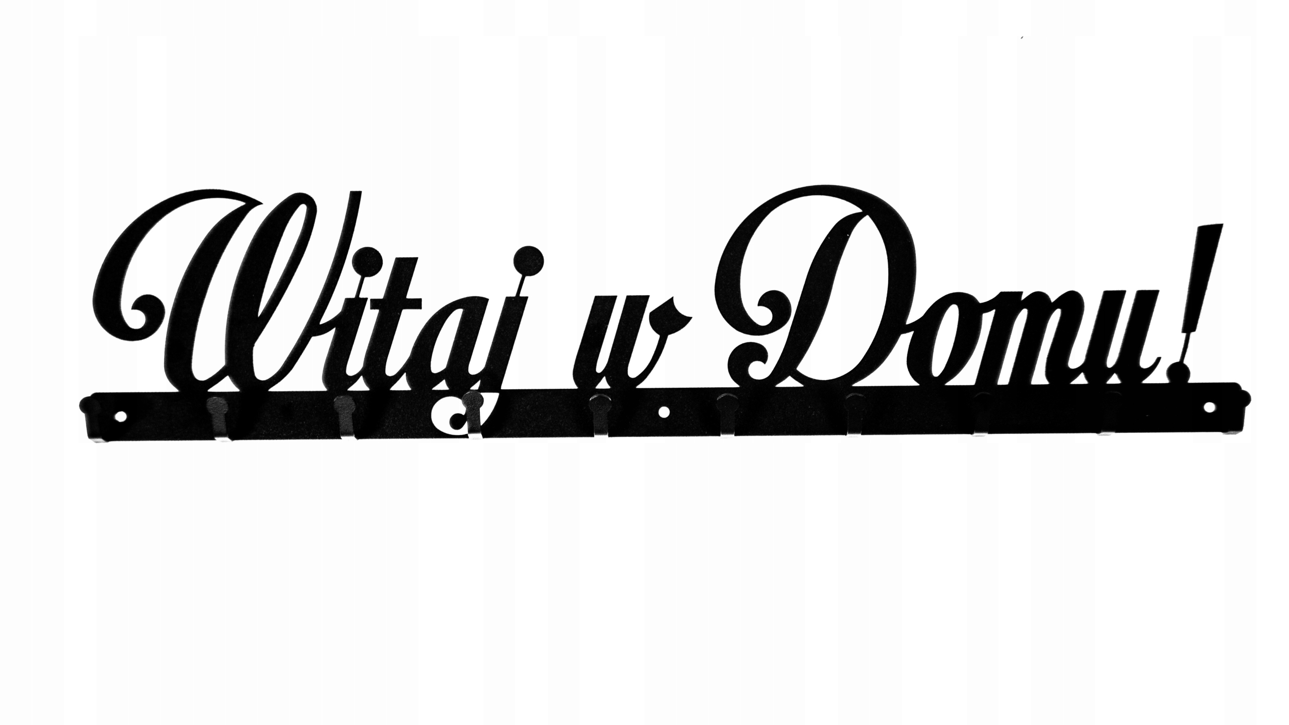 Wieszak Ścienny Napis Witaj w domu Ubrania/Klucze Kod producenta W/WD