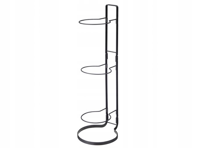 Stojan na lopty Yamazaki Frame 7290, 20,5 x 25,5 X V.65 cm, čierny