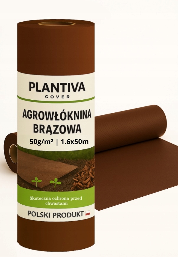 Agrowłóknina Uv P-50G/M2 1,6x50m Brązowa Gruba