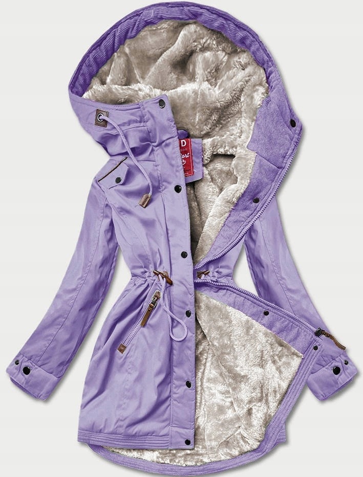 Parka Na Kožešině 2M-21A93 Vřes XL (42)