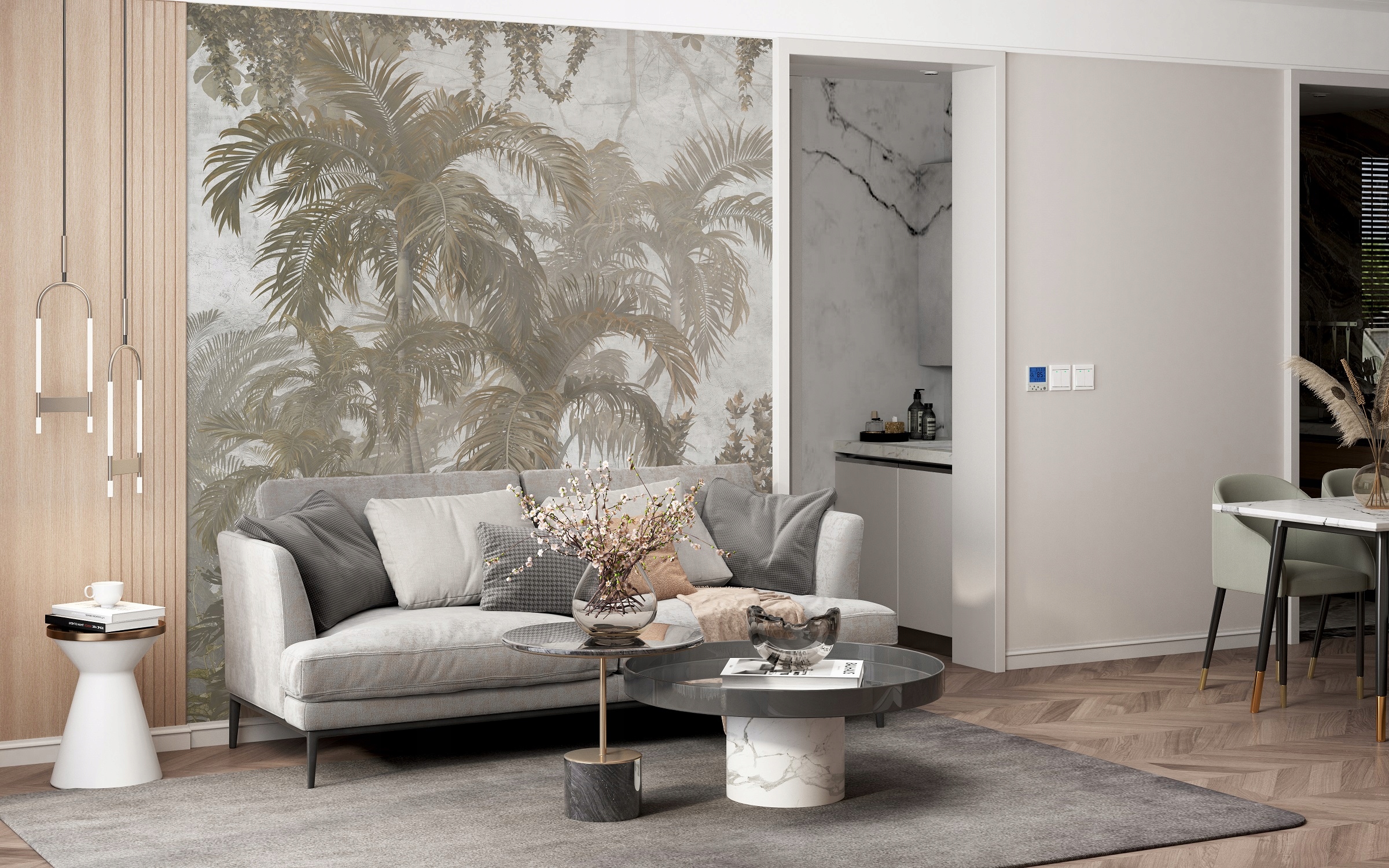 Fototapeta Tropiky v Sepii 200x255 štruktúra 350 g