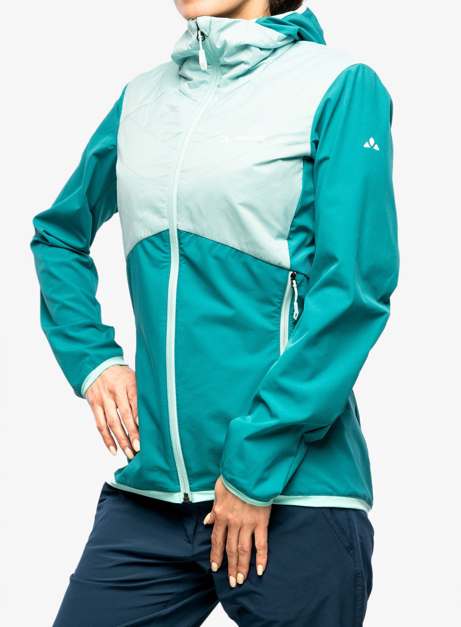 Dámská hybridní bunda Vaude Brenva Jacket glacier M